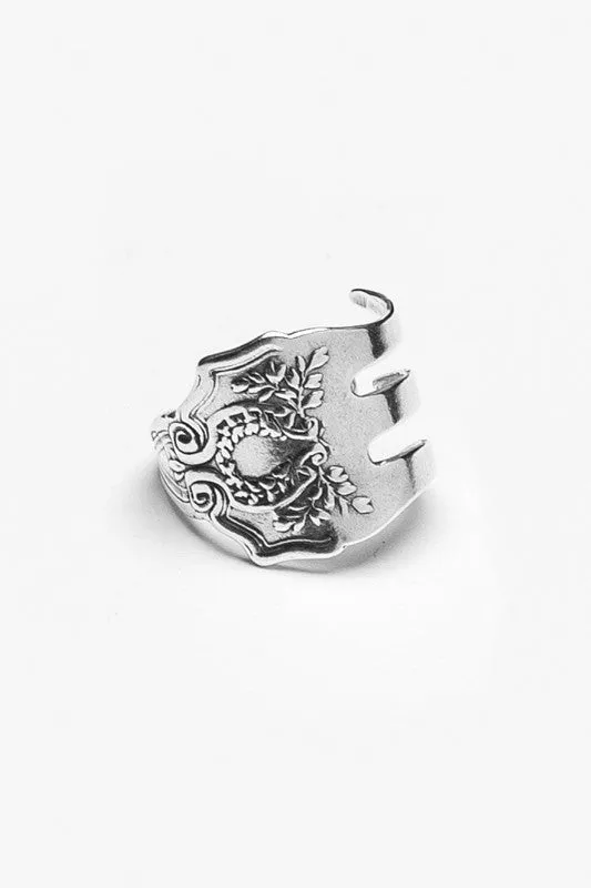 Fork Laureate Sterling Silver Ring