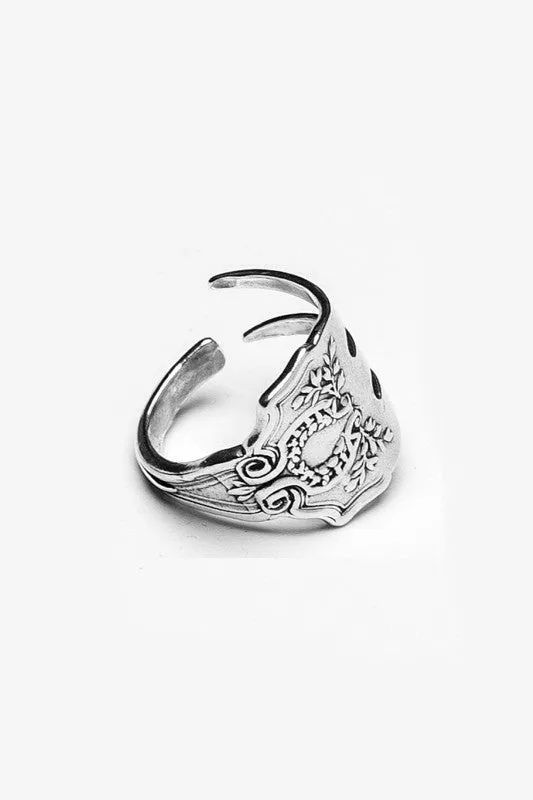 Fork Laureate Sterling Silver Ring