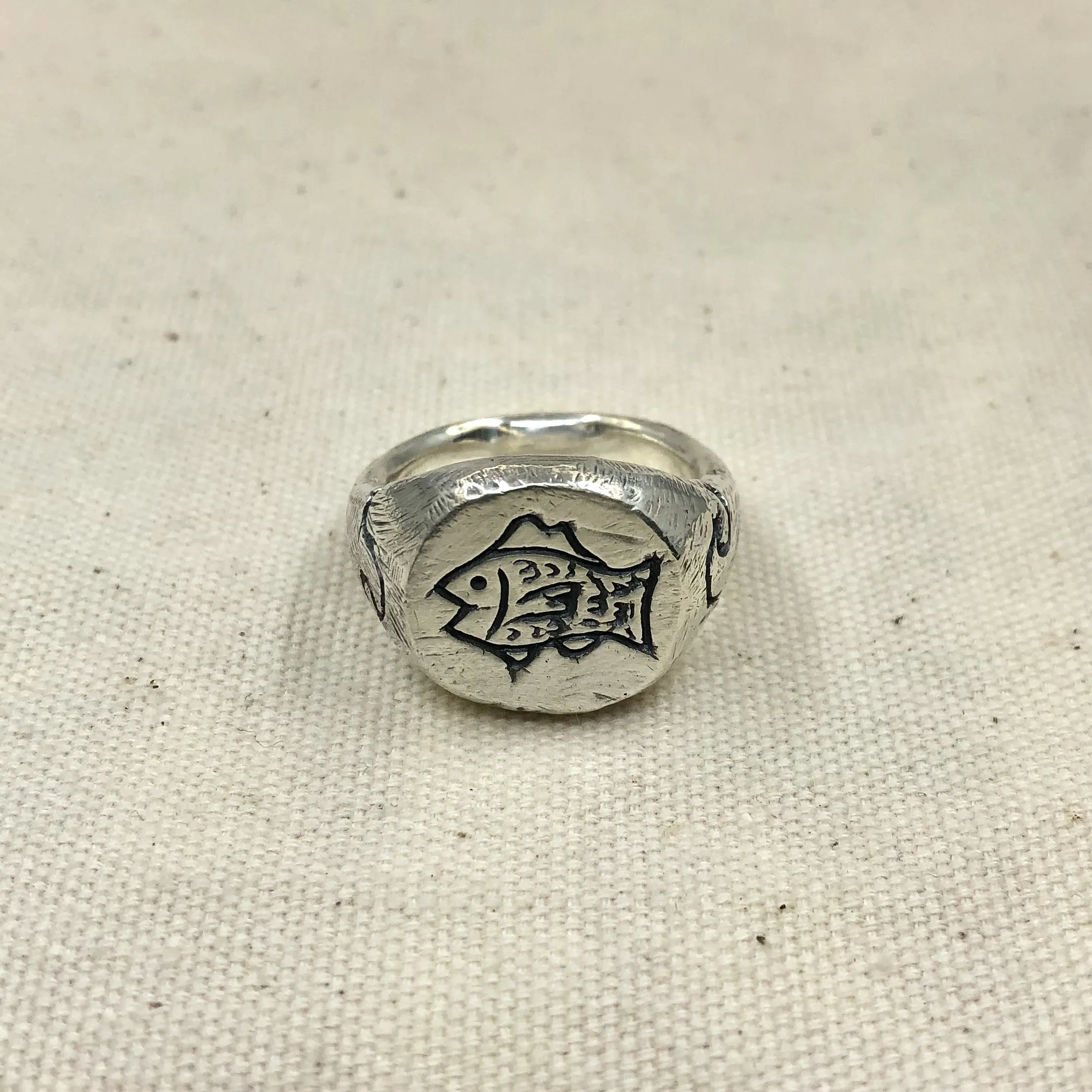 Fresh Fish Signet Ring