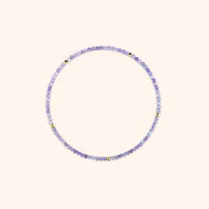 Gold   Amethyst Gemstone Bracelet