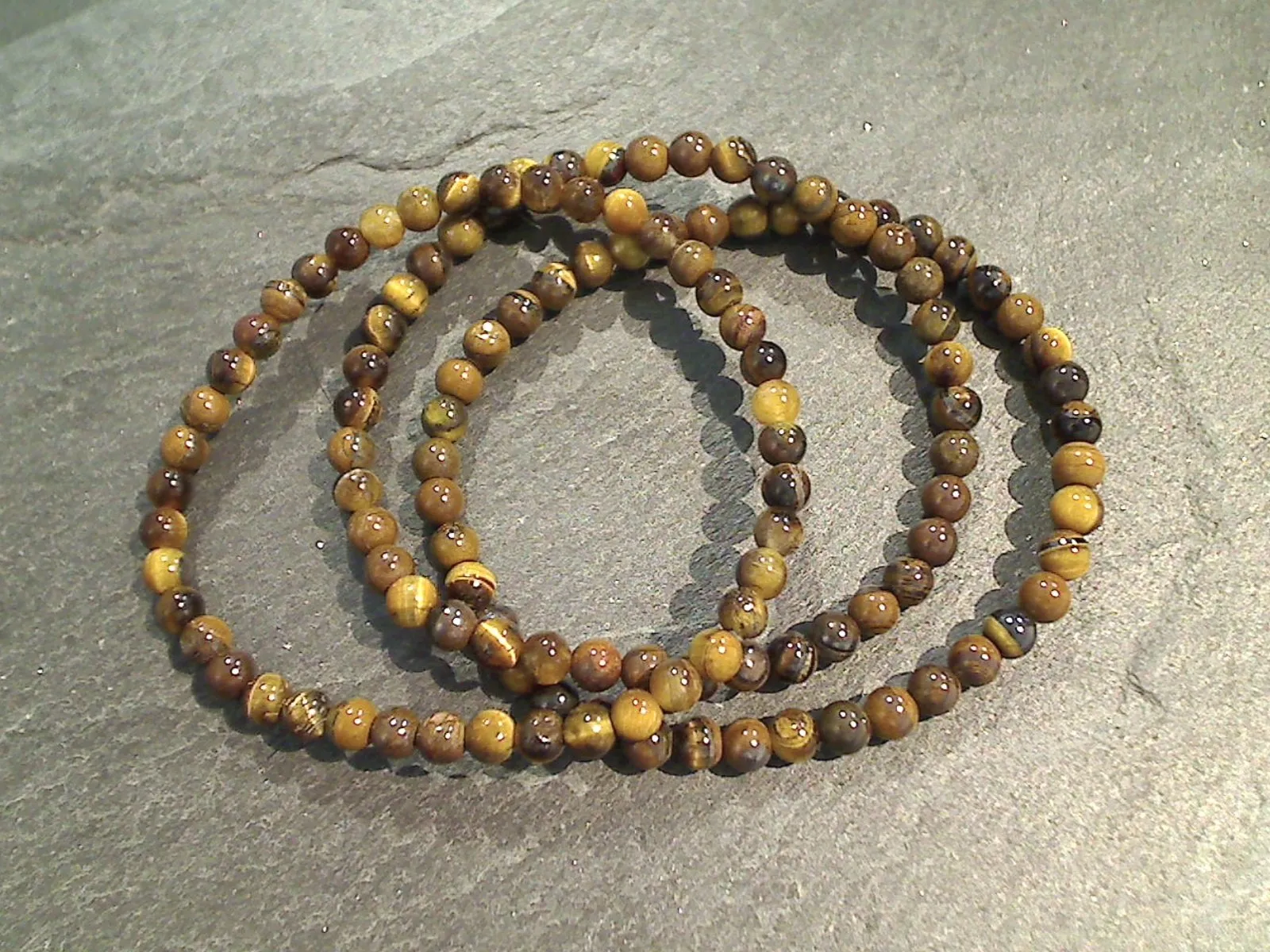 Golden Tiger's Eye 4MM Stretch Bracelet