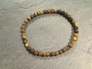 Golden Tiger's Eye 4MM Stretch Bracelet