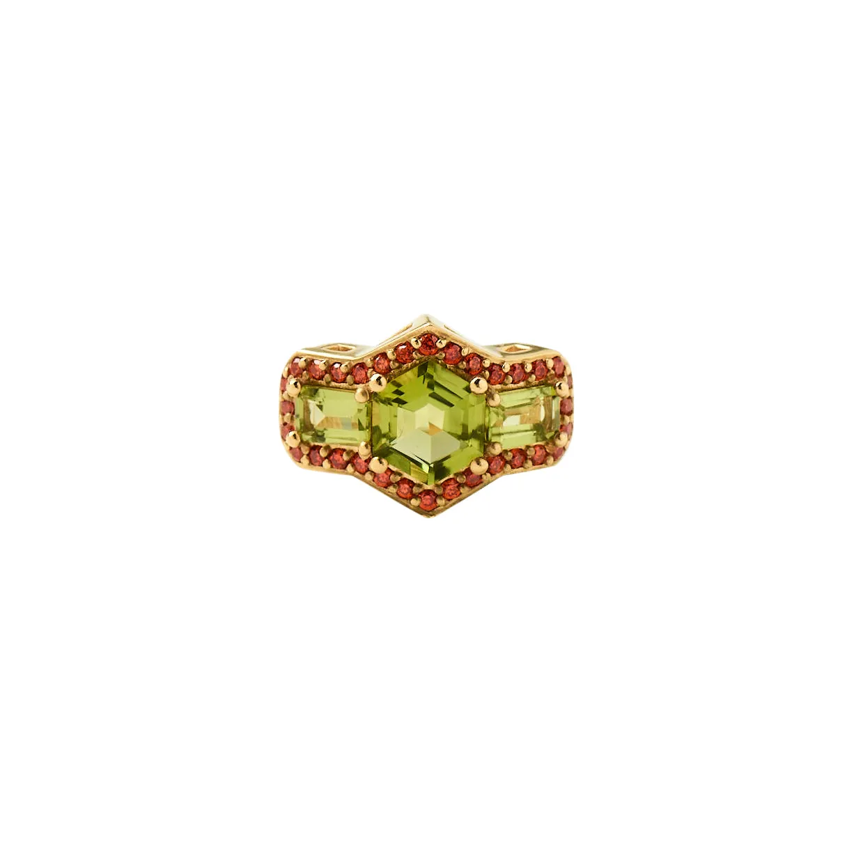 Green Goddess Cocktail Ring