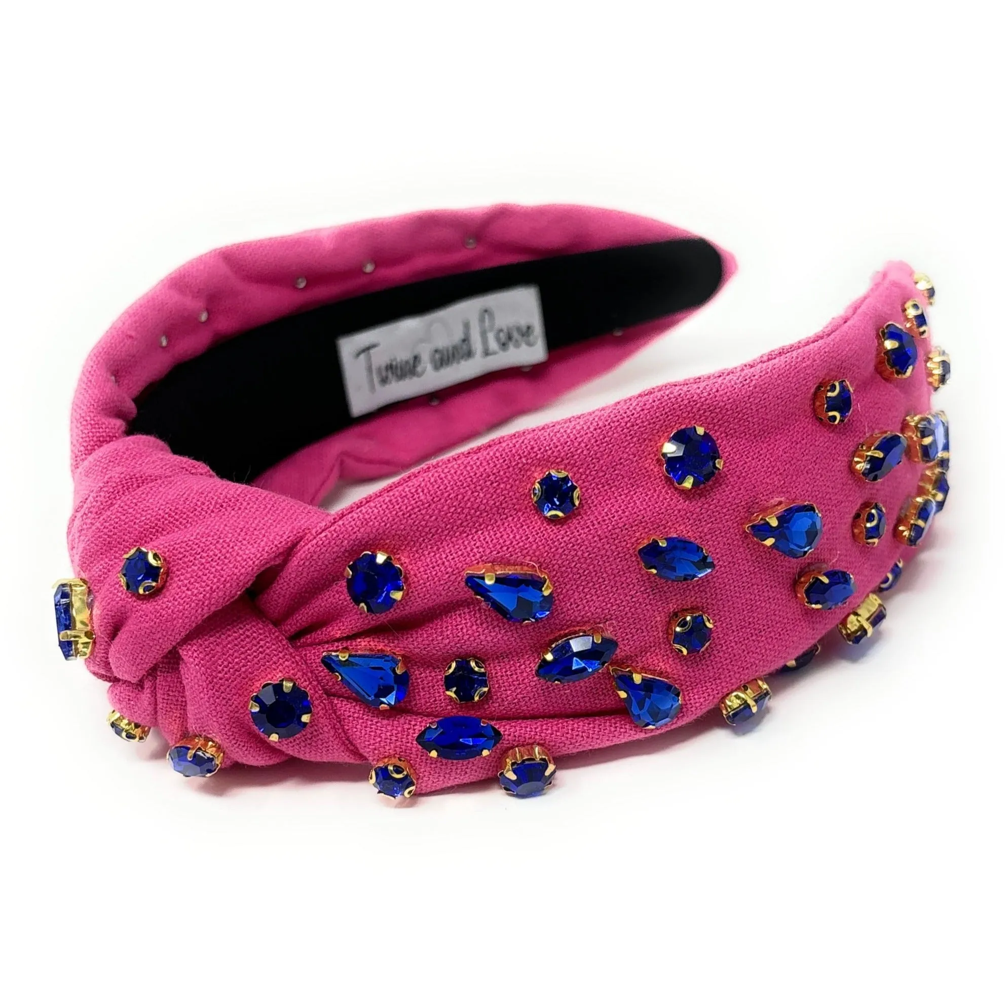 Hailey Jeweled Top Knot Headband