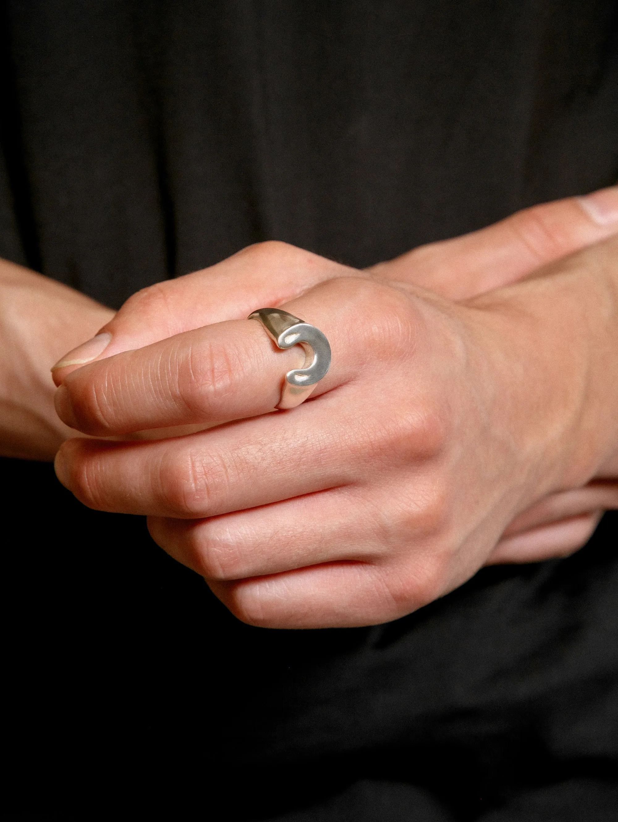 Horseshoe Ring in Sterling Silver