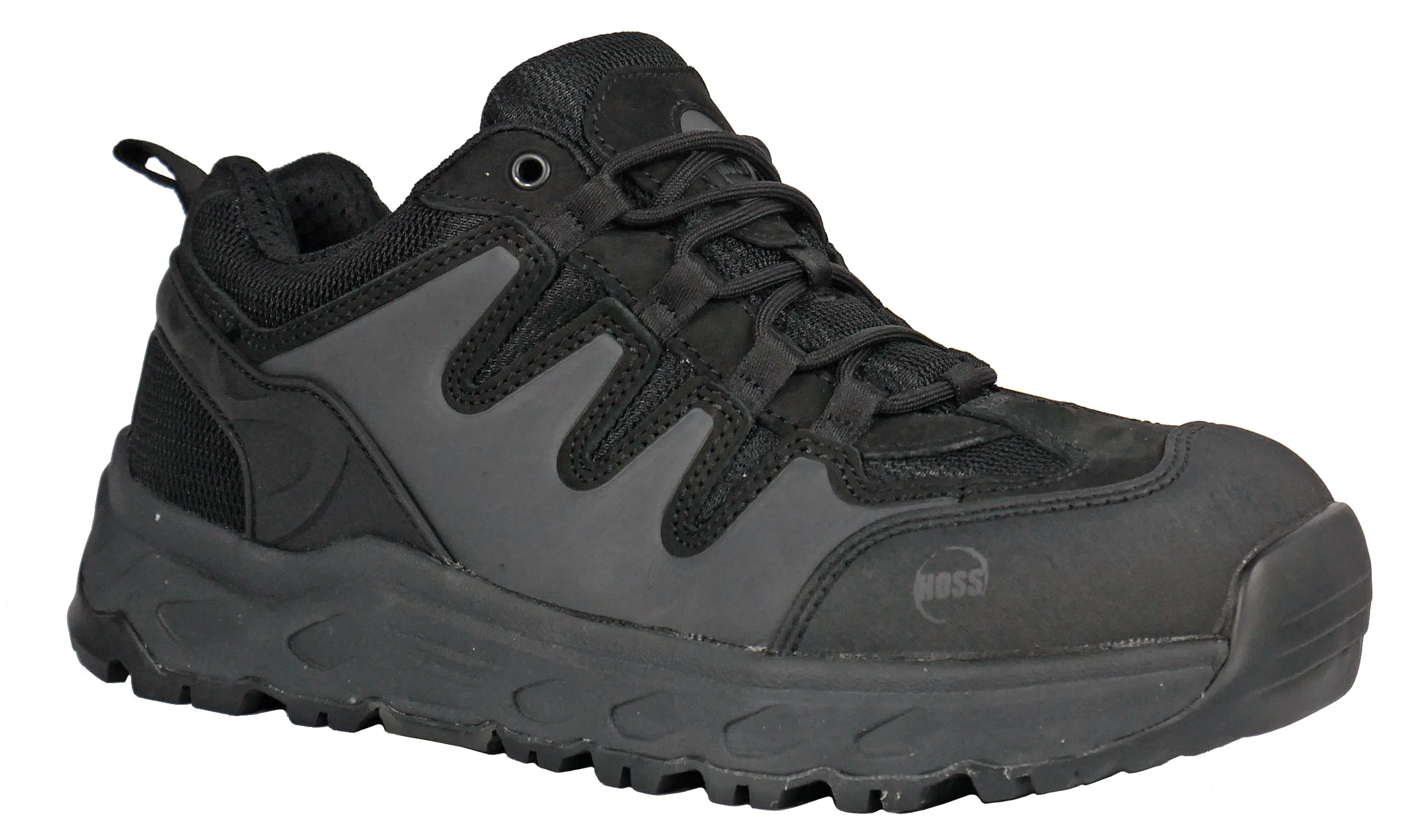 Hoss Men's Extra Wide Aluminum Safety Toe 50138 Eric Lo Black