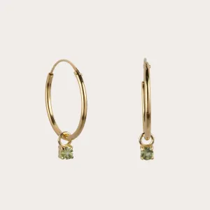 Irem Peridot Hoops