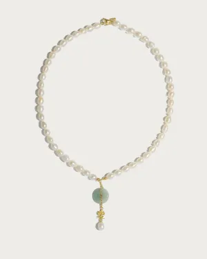 Jade Pearl Necklace