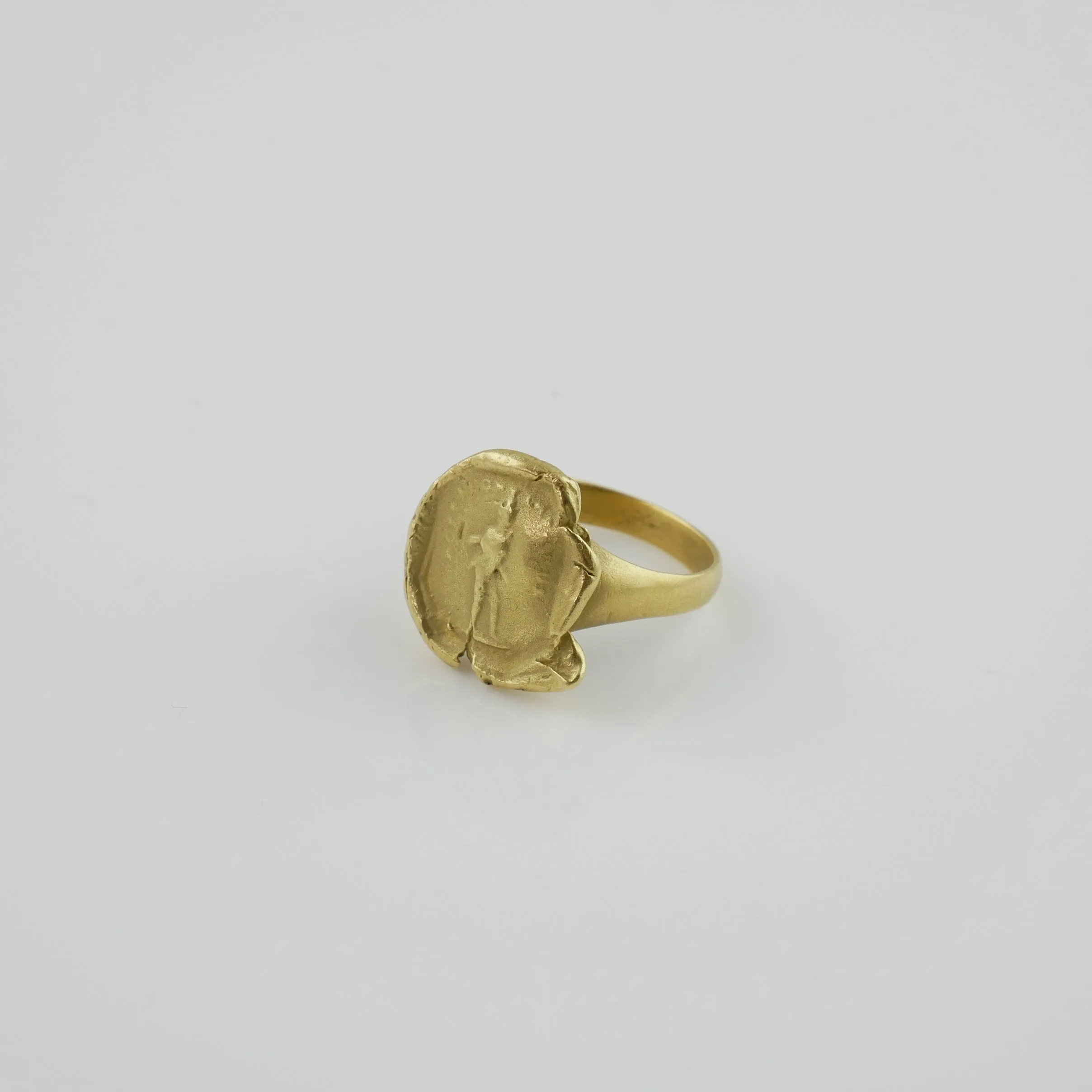 KIESELSTEIN-CORD  GREEK WARRIOR RING