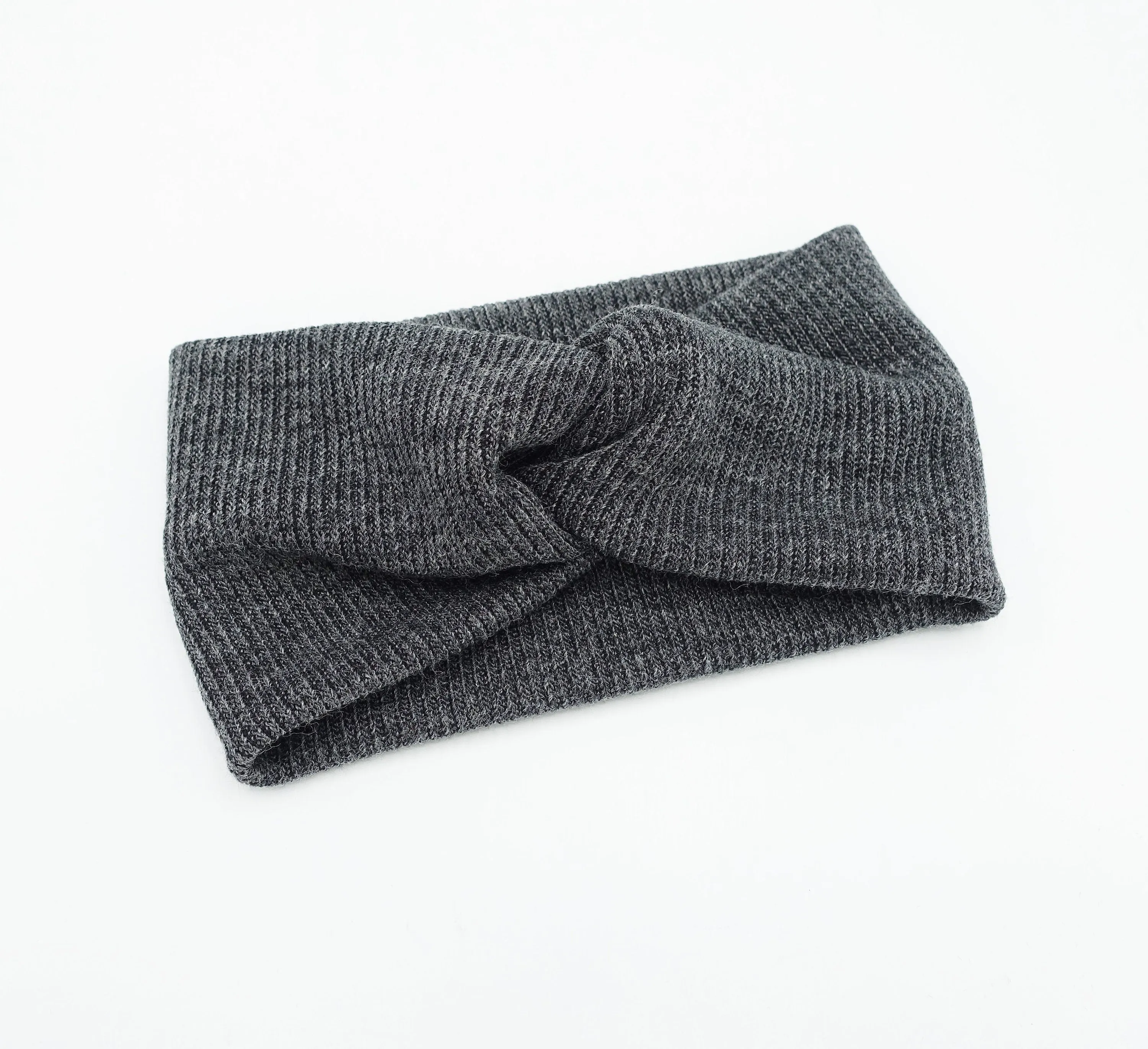 knit headband corrugated headwrap multi-functional Fall Winter neck warmer