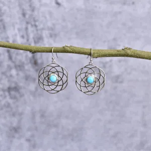 Knot of the Sea - Turquoise Earrings