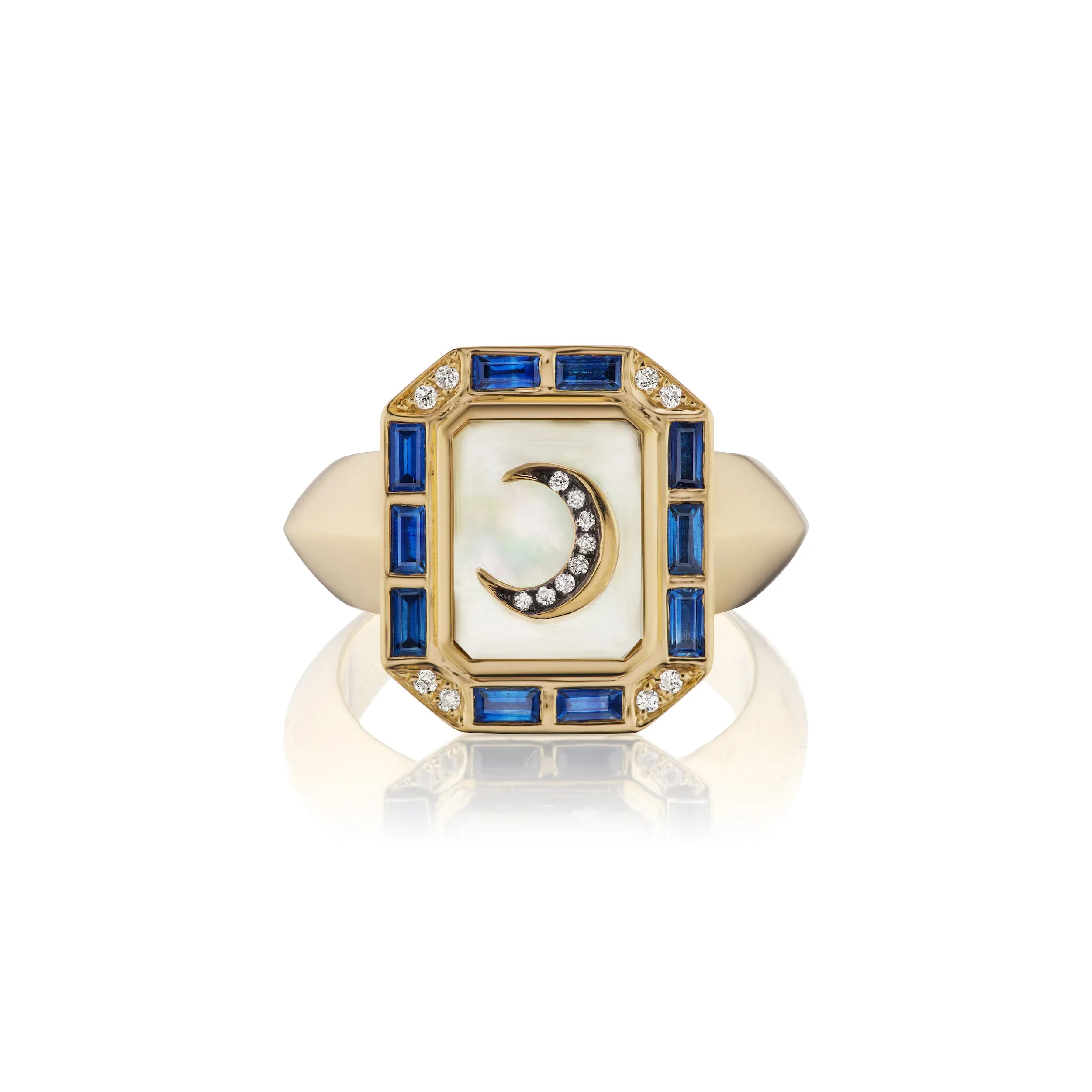 La Luna Signet Ring