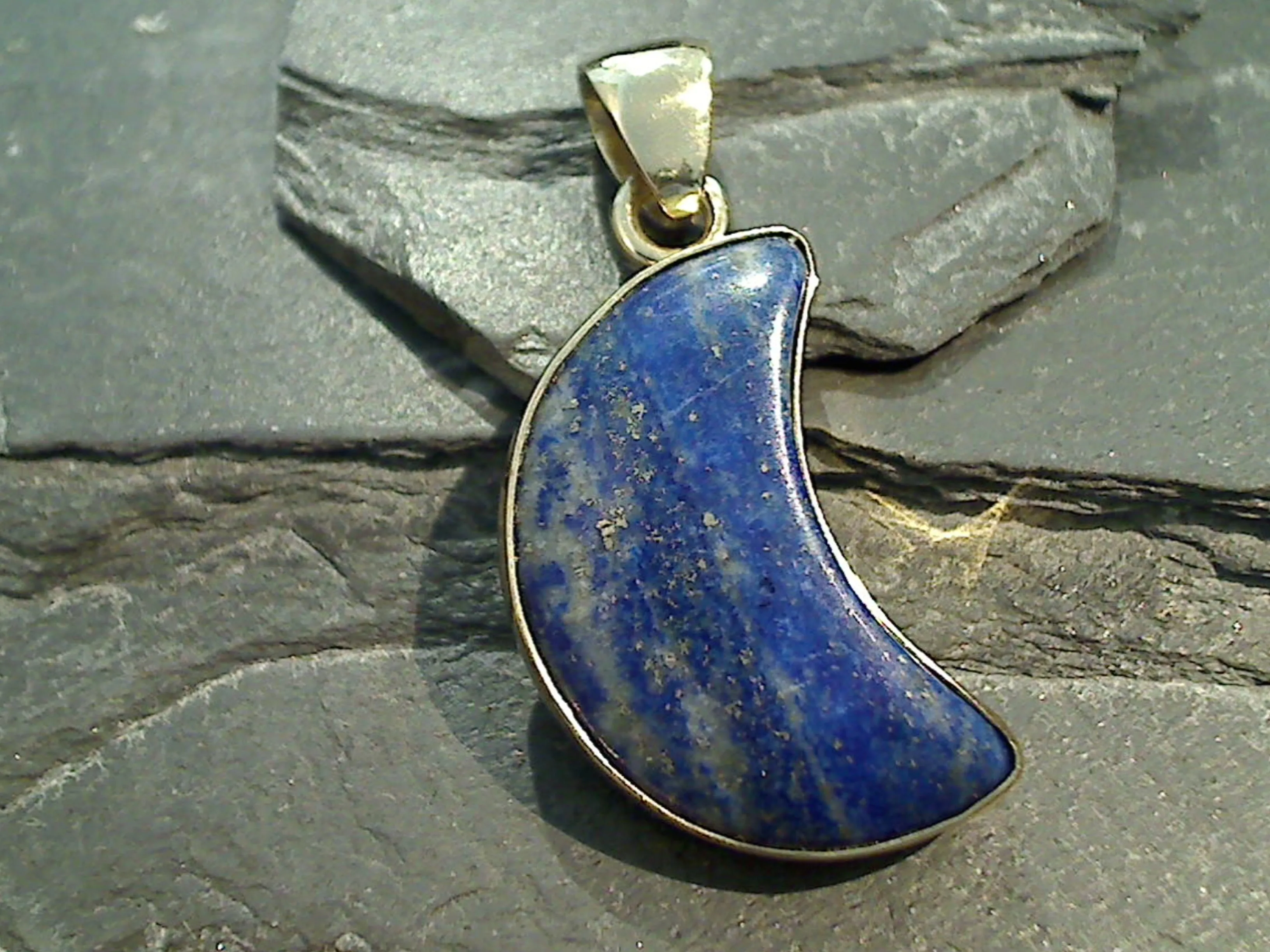 Lapis Lazuli, Alchemia Moon Pendant