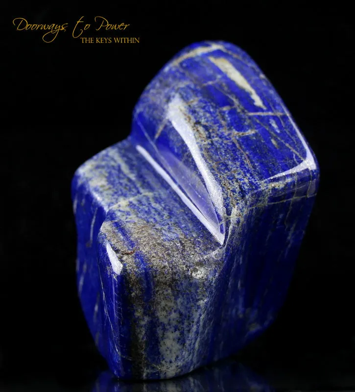 Lapis Lazuli & Pyrite Crystal Sculpture A    