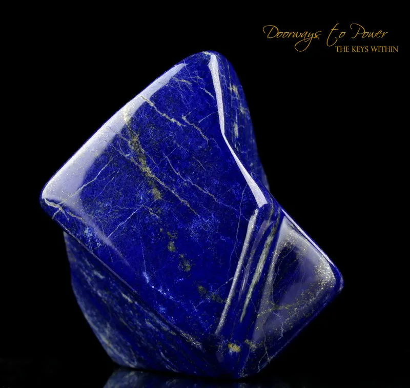 Lapis Lazuli & Pyrite Crystal Sculpture A    