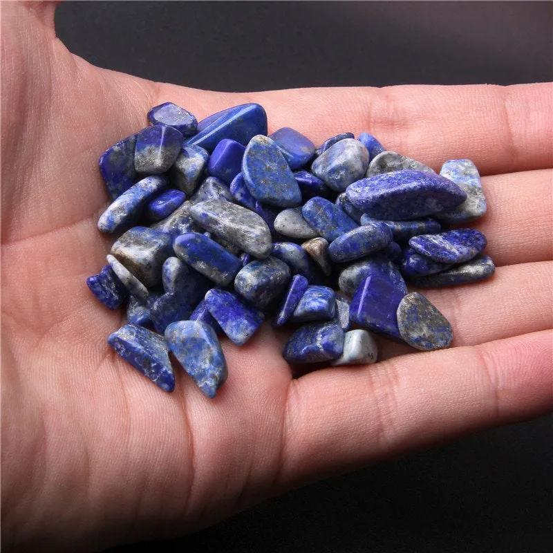 Lapis Lazuli Chips Nuggets Jewelry Making No Hole Undrilled Small Gem Tumbled Chakra Meditation Yoga Altar Pagan Metaphysical Meaning