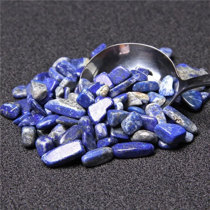 Lapis Lazuli Chips Nuggets Jewelry Making No Hole Undrilled Small Gem Tumbled Chakra Meditation Yoga Altar Pagan Metaphysical Meaning