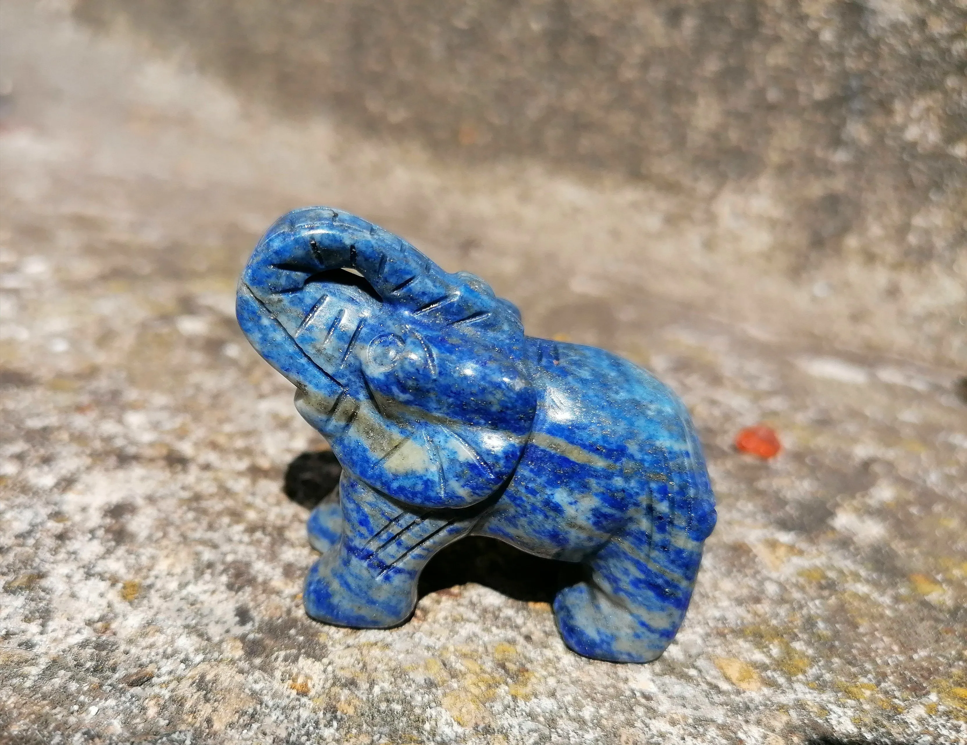 Lapis Lazuli Elephant