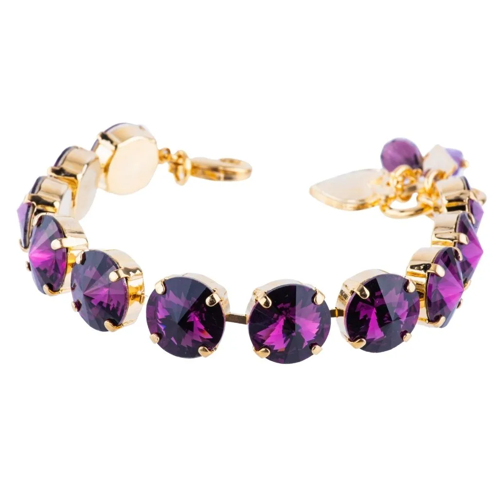 Large Everyday Rivoli Bracelet "Amethyst" *Custom*