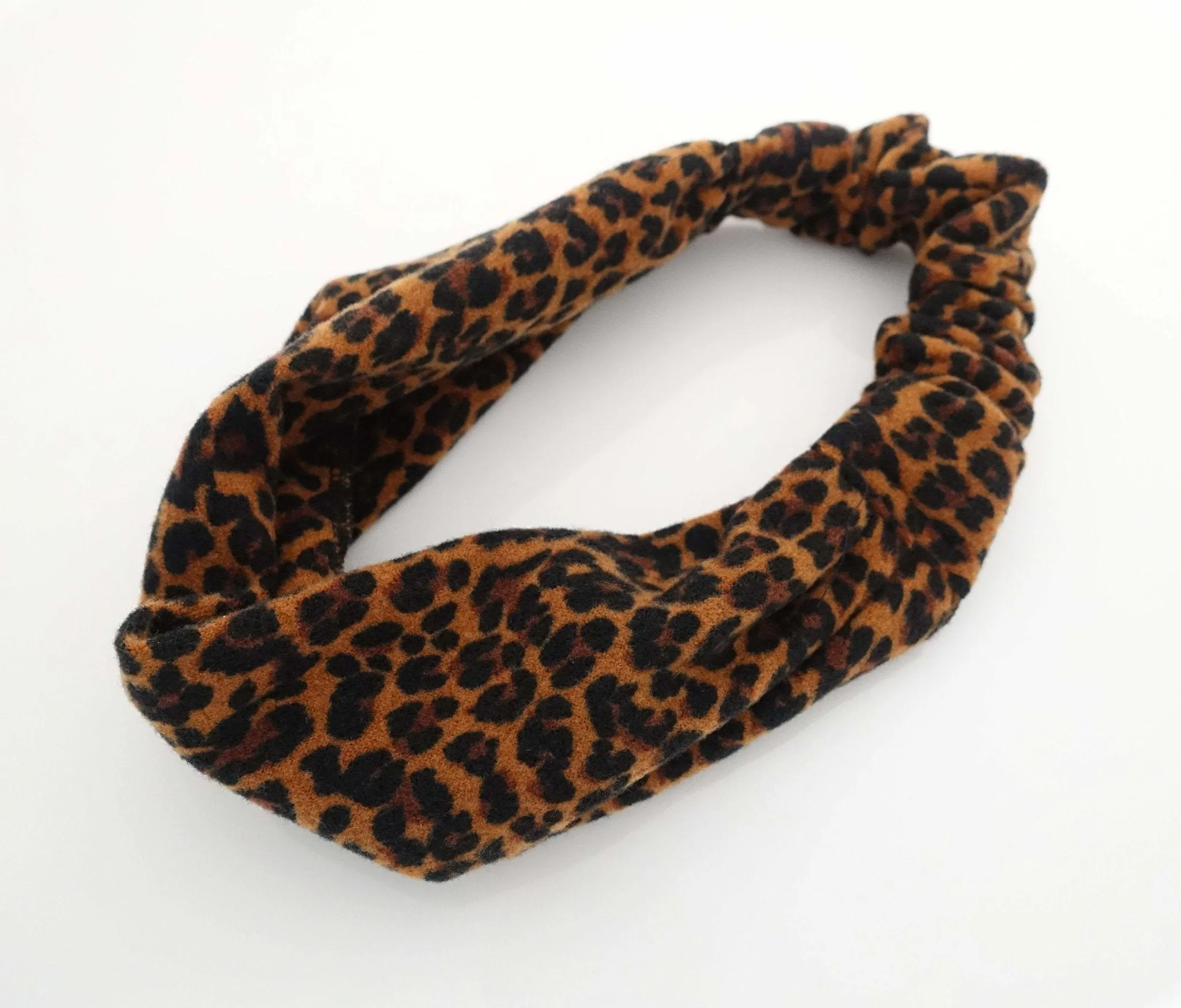 leopard print headwrap fashion elastic headband for women