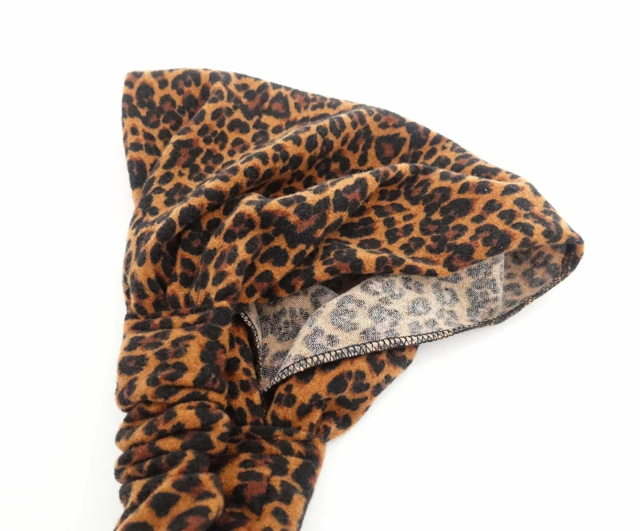 leopard print headwrap fashion elastic headband for women