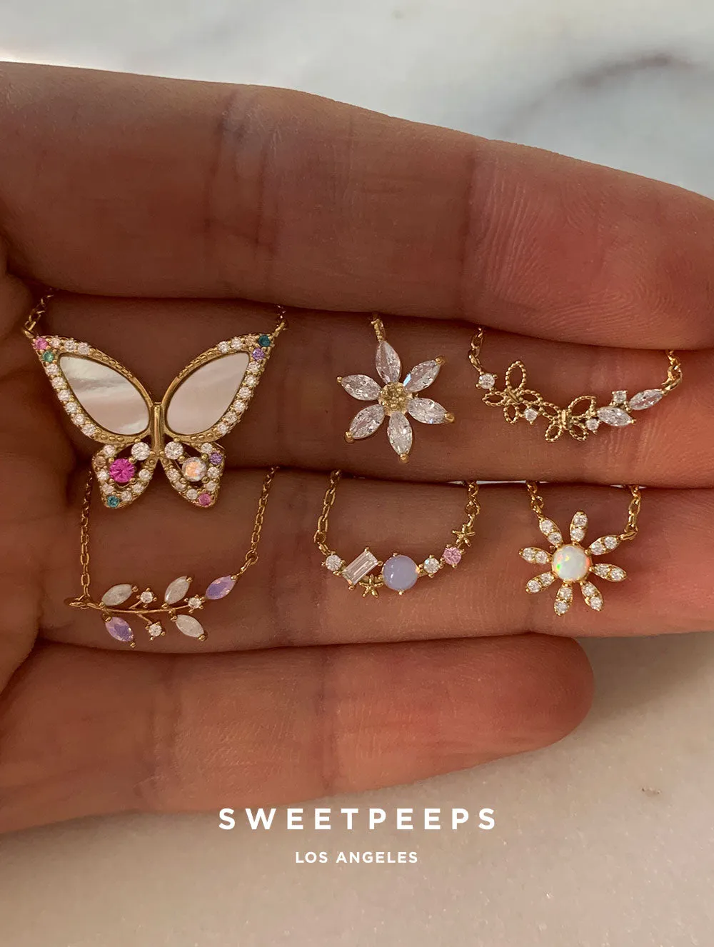 Magical Butterfly Opal Necklace