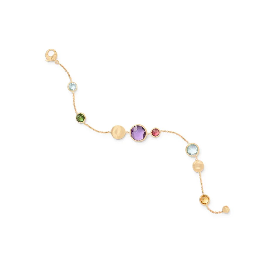 Marco Bicego Jaipur Color Yellow Gold Mixed Gemstone Bracelet