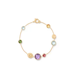 Marco Bicego Jaipur Color Yellow Gold Mixed Gemstone Bracelet