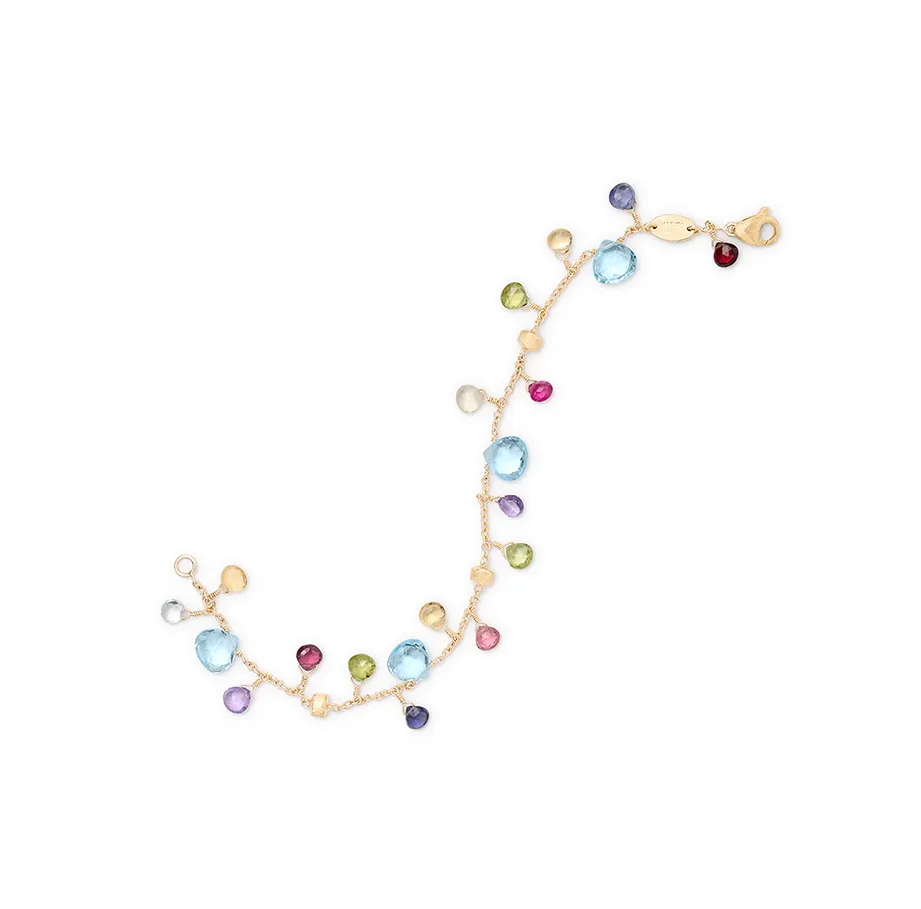 Marco Bicego Paradise Yellow Gold Mixed Gemstone Bracelet