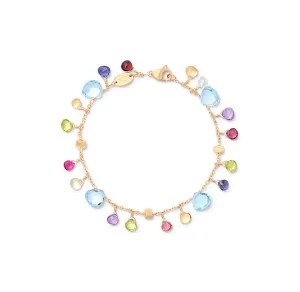 Marco Bicego Paradise Yellow Gold Mixed Gemstone Bracelet