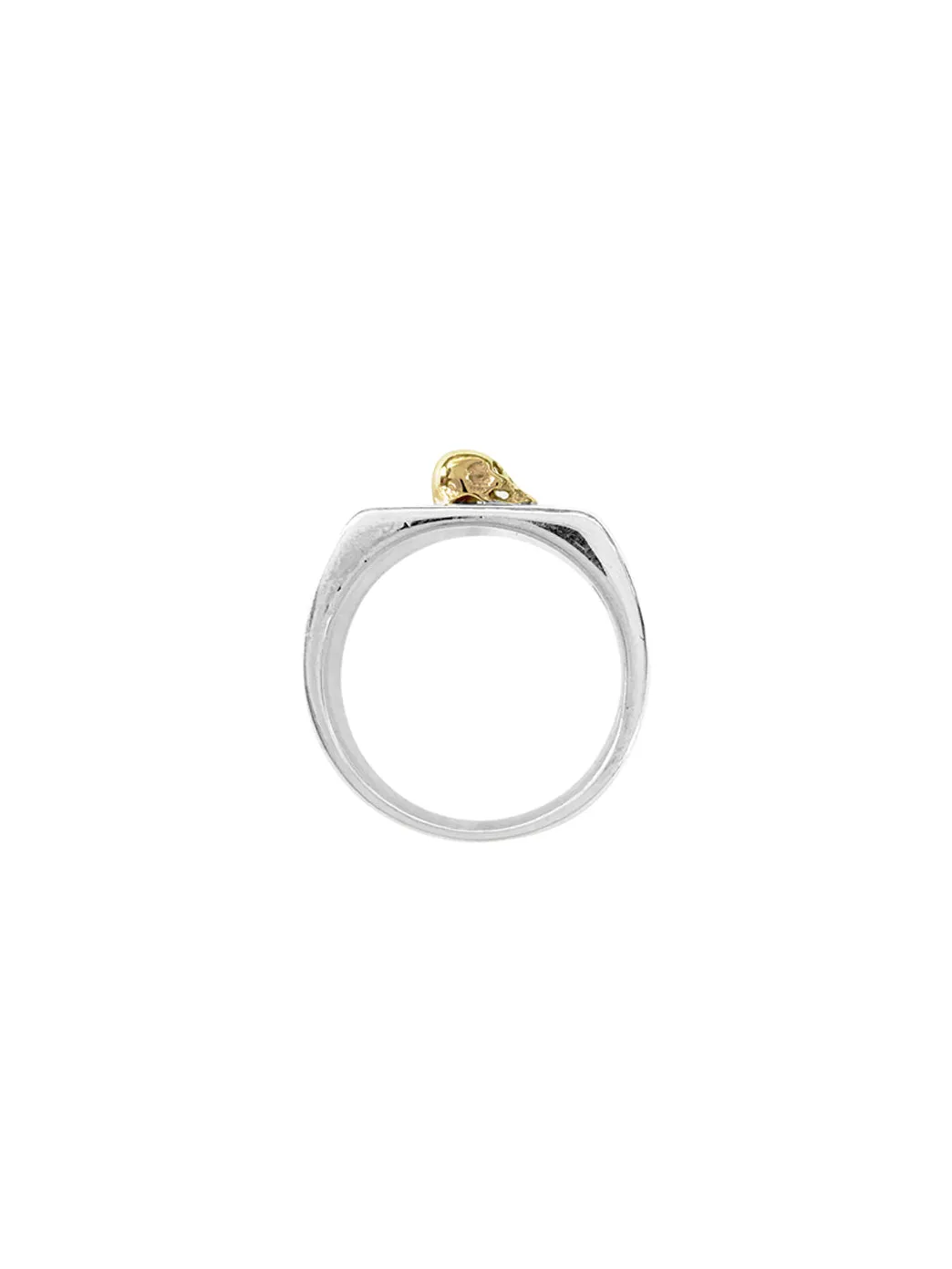 Men's Signet Skull Ring