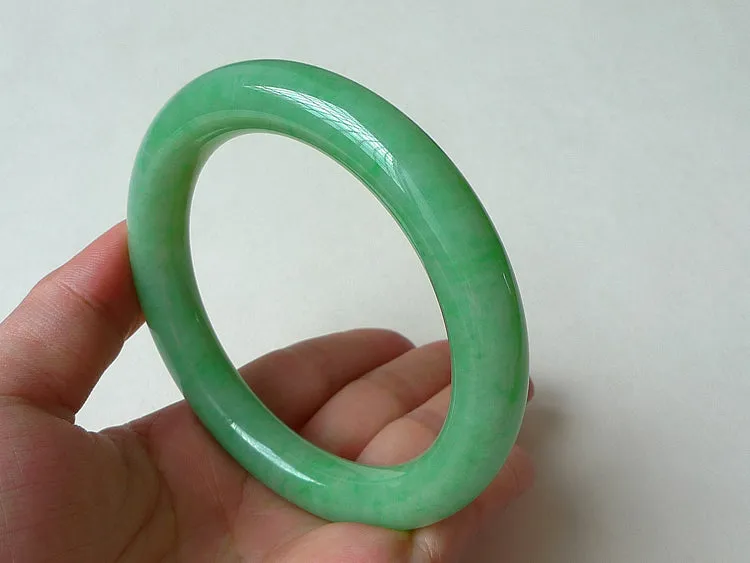 Natural Jade Bangle Jadeite Bangle Internal Diameter 57.2mm BER180