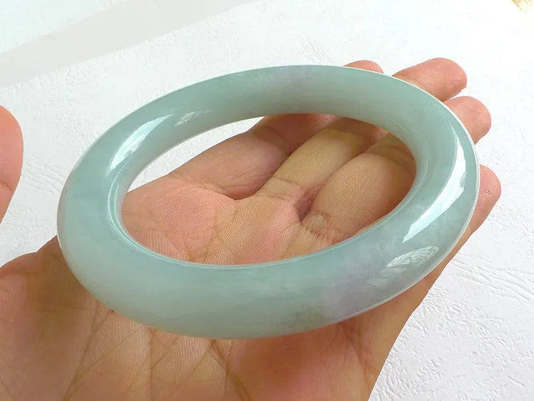 Natural Jade Bangle Jadeite Bangle Internal Diameter 57.5mm BER923