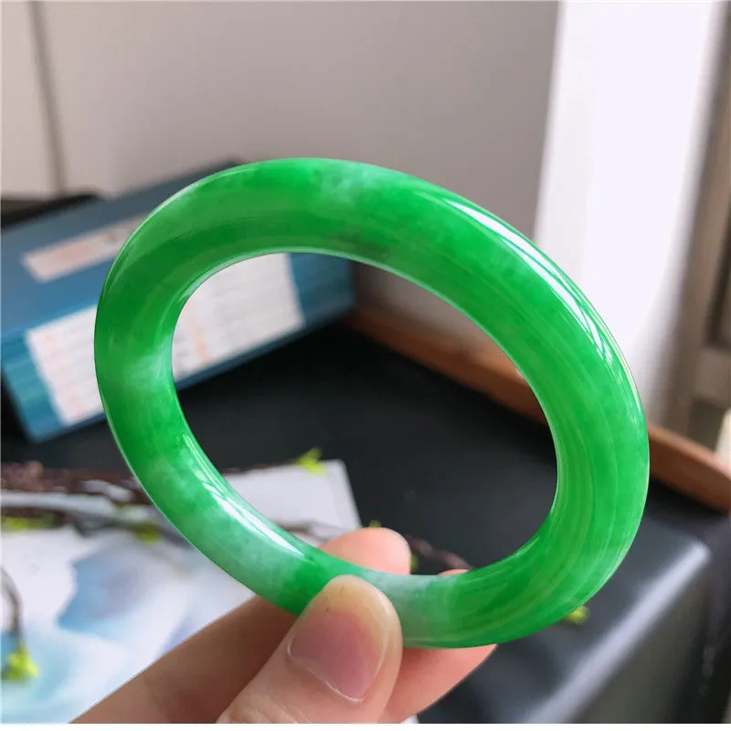 Natural Jade Bangle Jadeite Bangle Internal Diameter 57mm B1031905