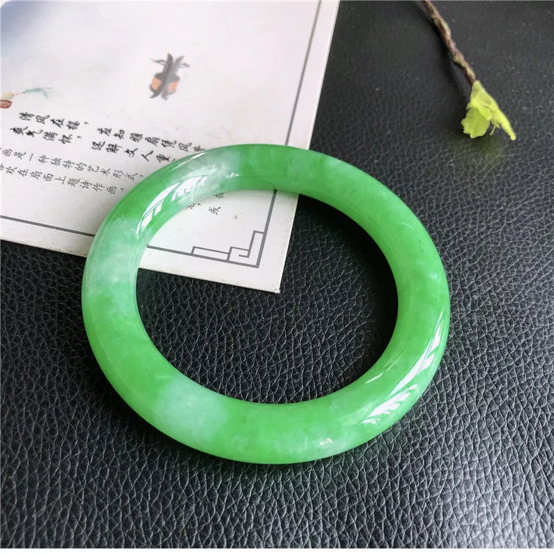 Natural Jade Bangle Jadeite Bangle Internal Diameter 57mm B1031905