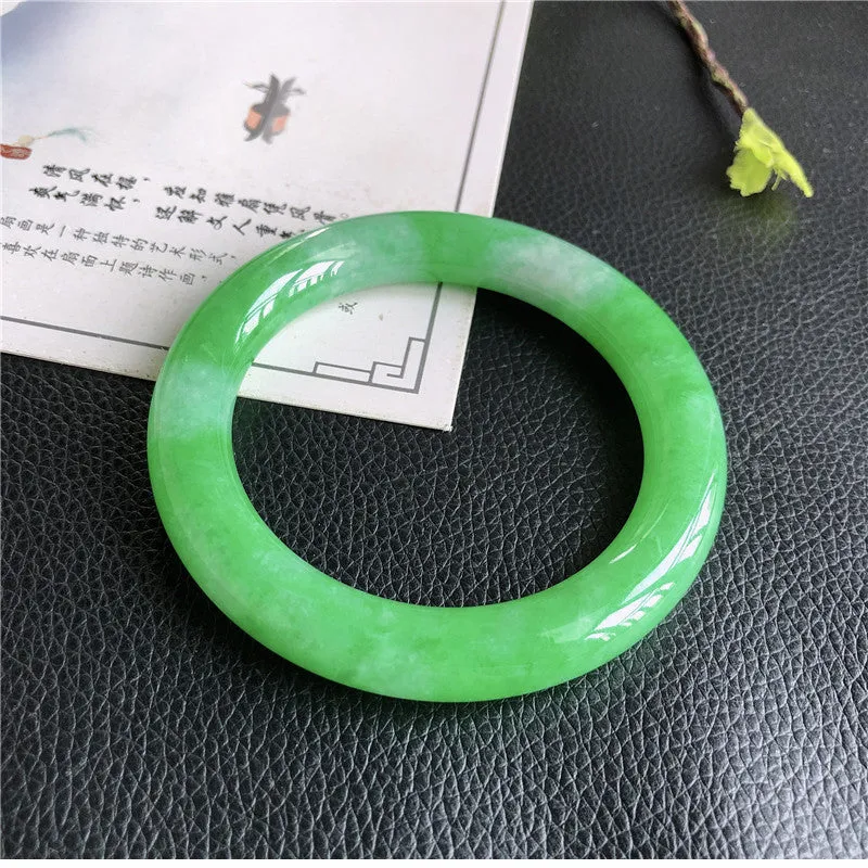 Natural Jade Bangle Jadeite Bangle Internal Diameter 57mm B1031905