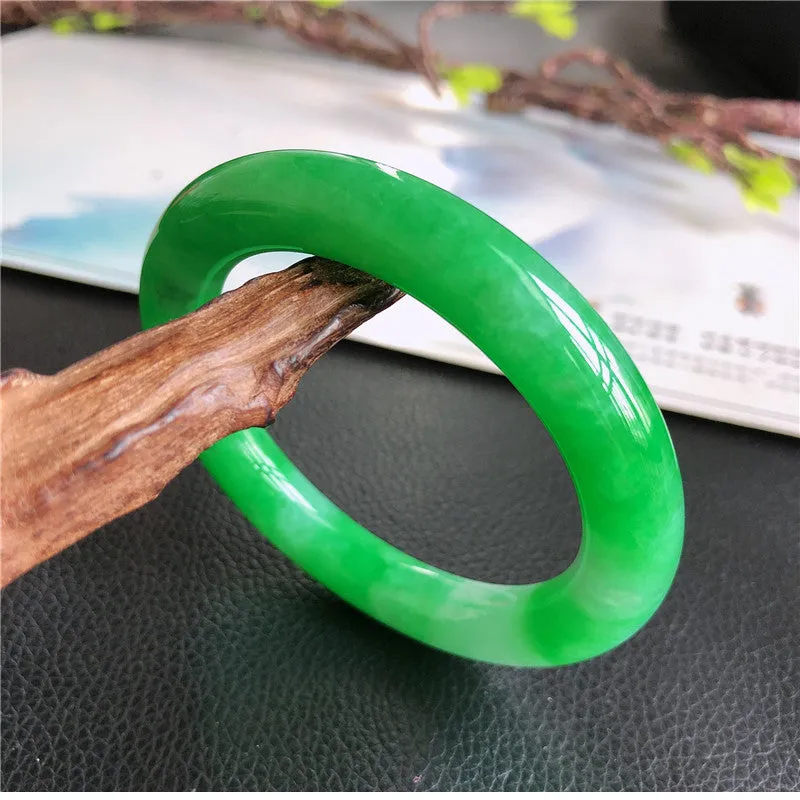 Natural Jade Bangle Jadeite Bangle Internal Diameter 57mm B1031905