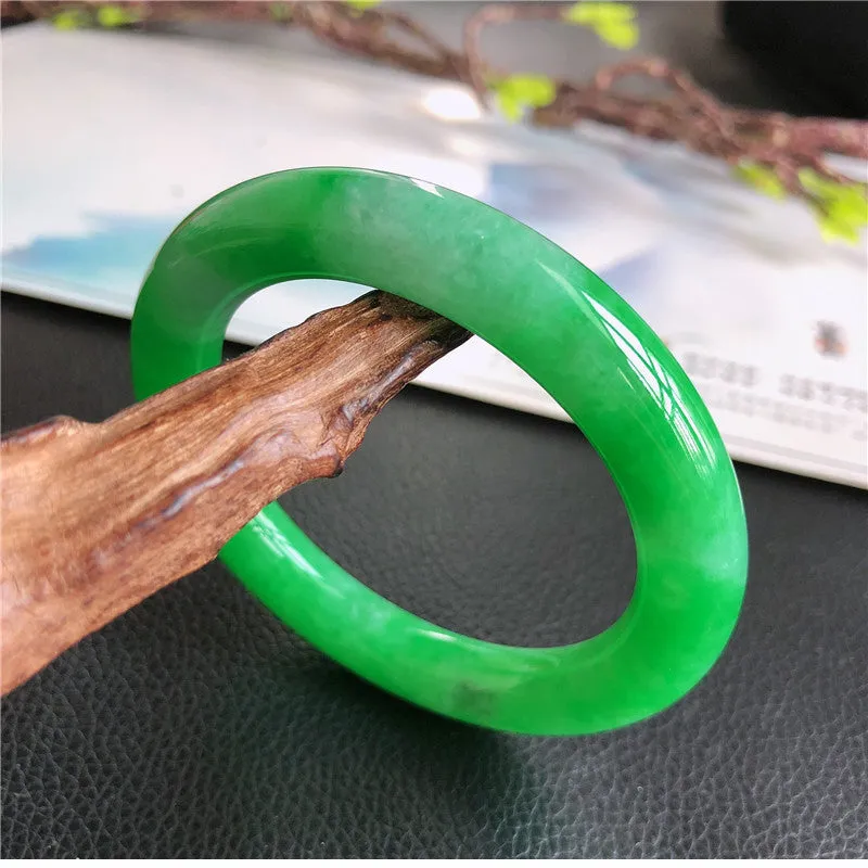 Natural Jade Bangle Jadeite Bangle Internal Diameter 57mm B1031905