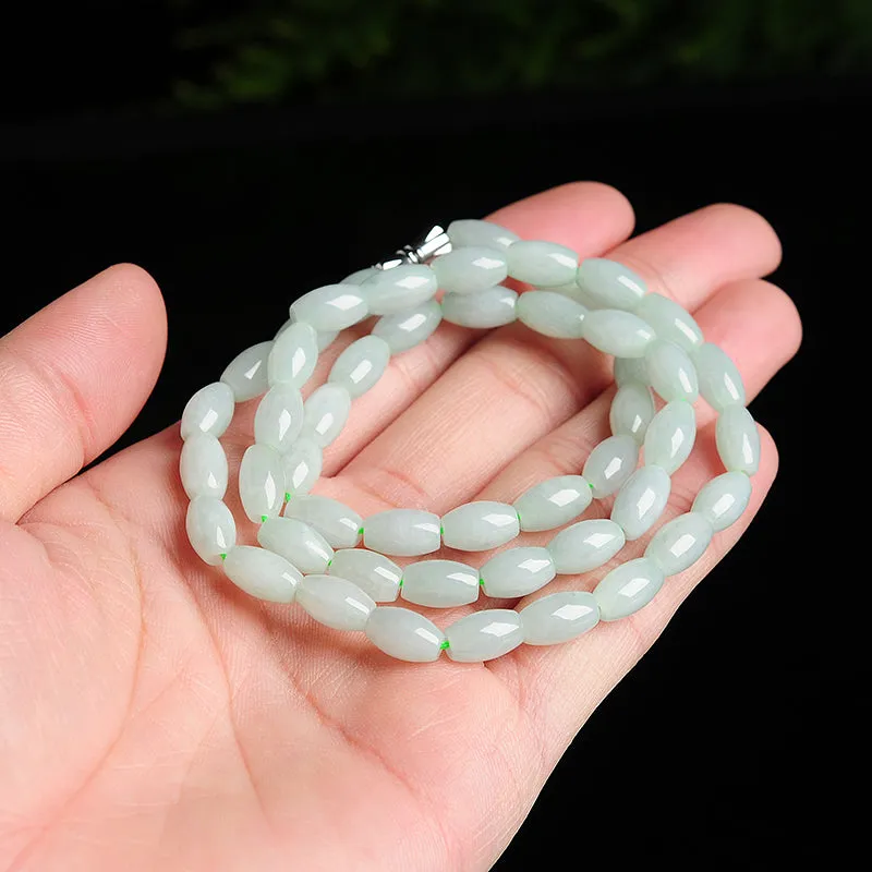 Natural Jade Necklace Jadeite Necklace WN22