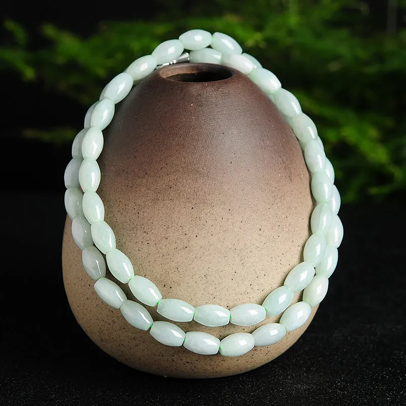 Natural Jade Necklace Jadeite Necklace WN22