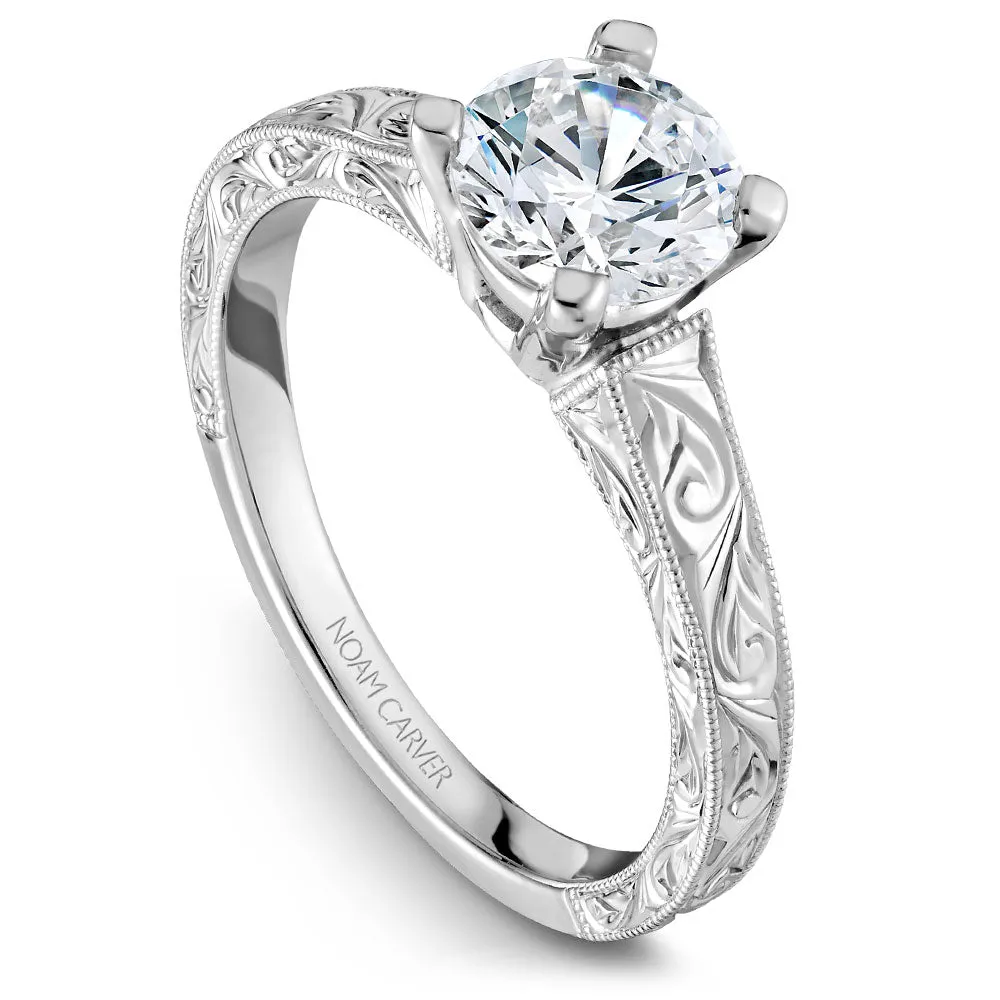 Noam Carver Engagement Ring - B006-03WME-100A