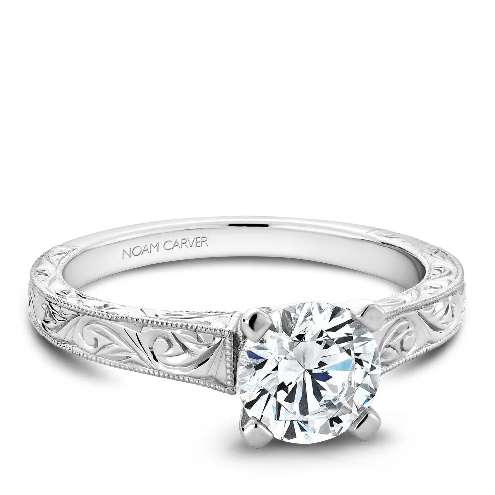 Noam Carver Engagement Ring - B006-03WME-100A