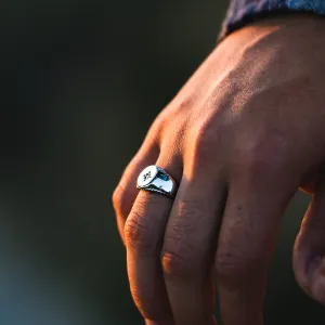 North Star Signet Ring - Silver