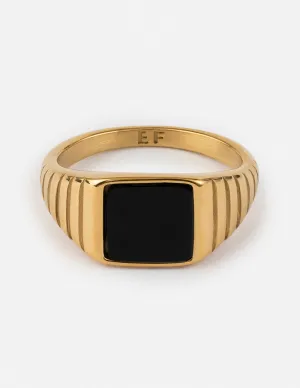 Onyx Signet Ring