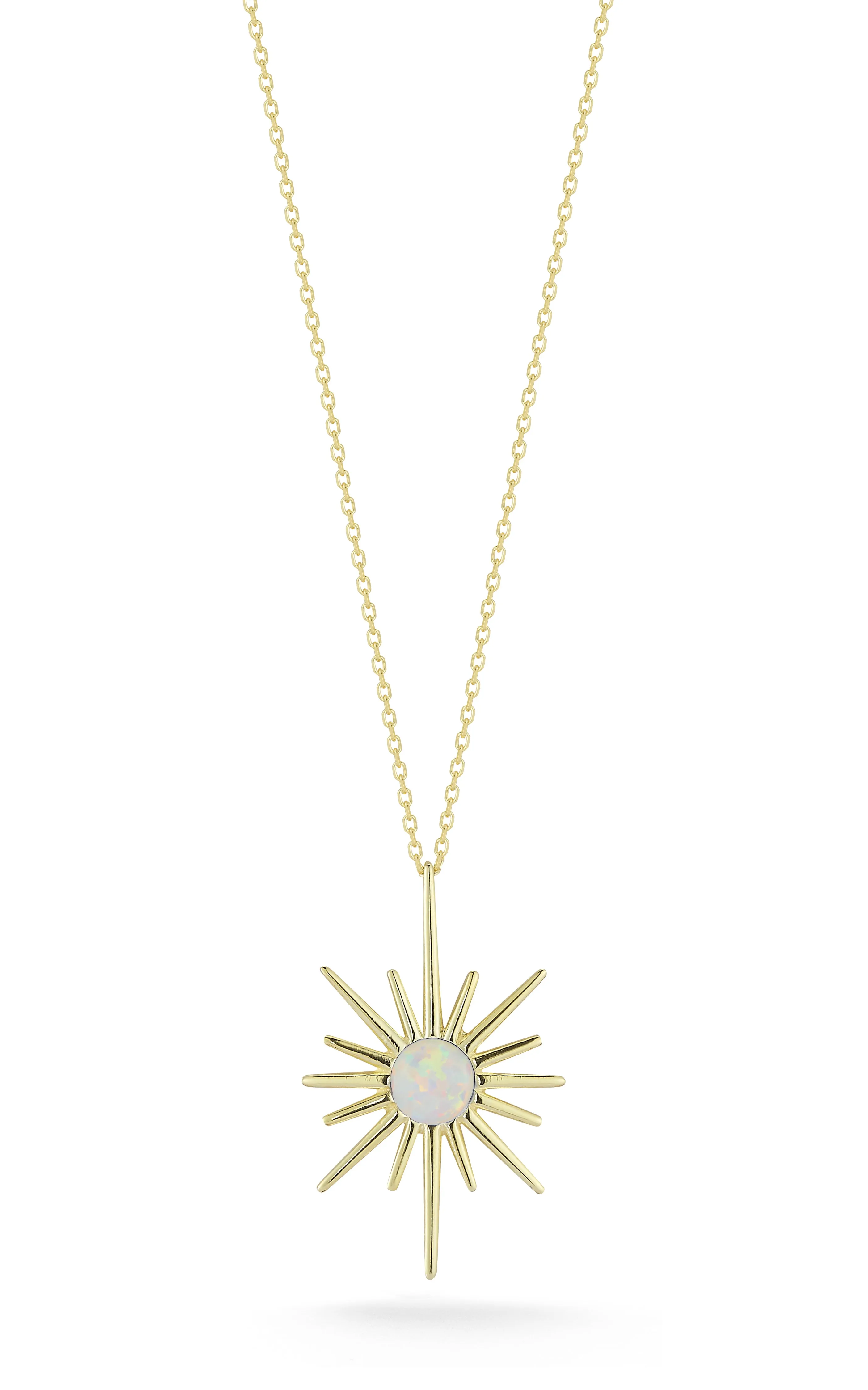 Opal North Star Necklace