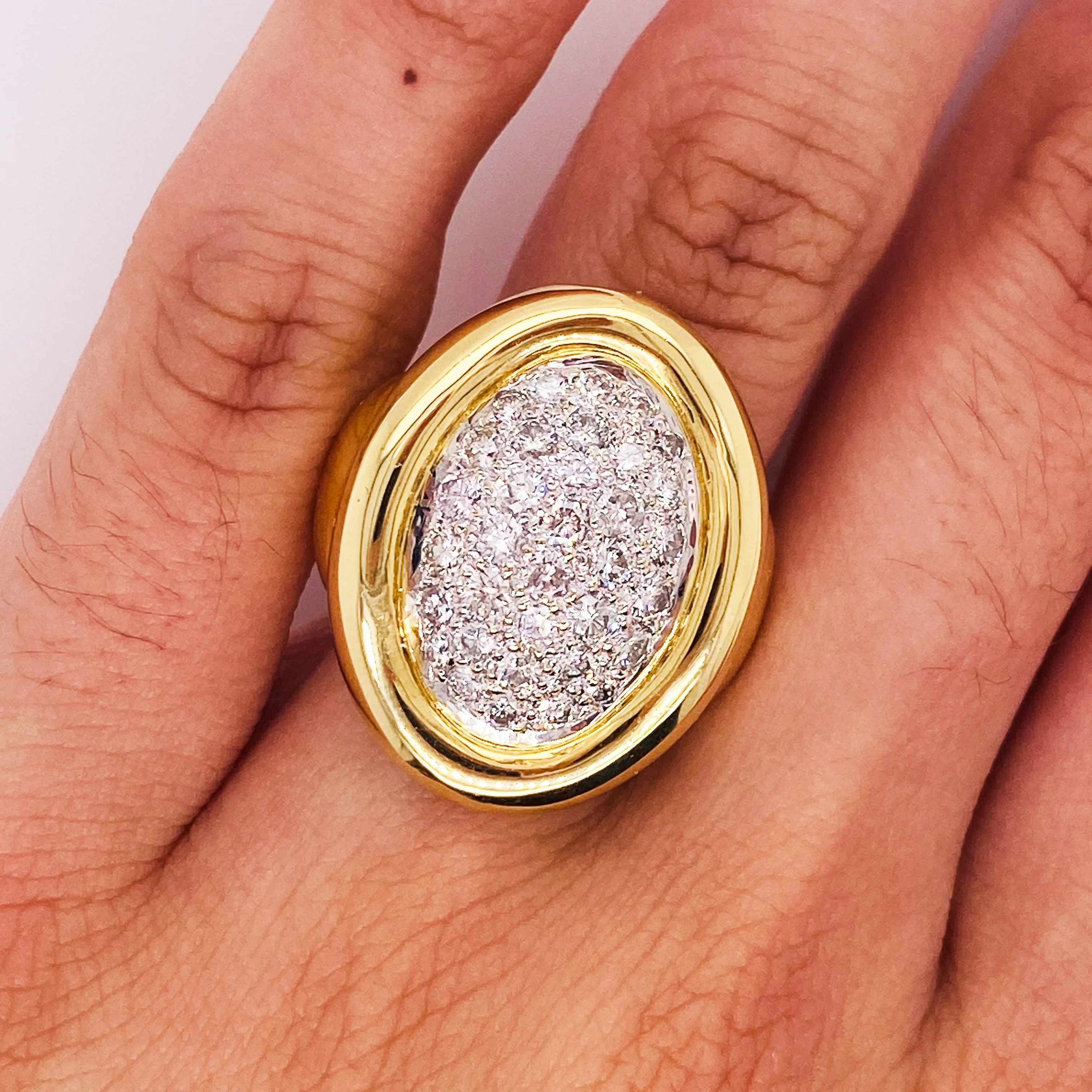 Pave Diamond Ring