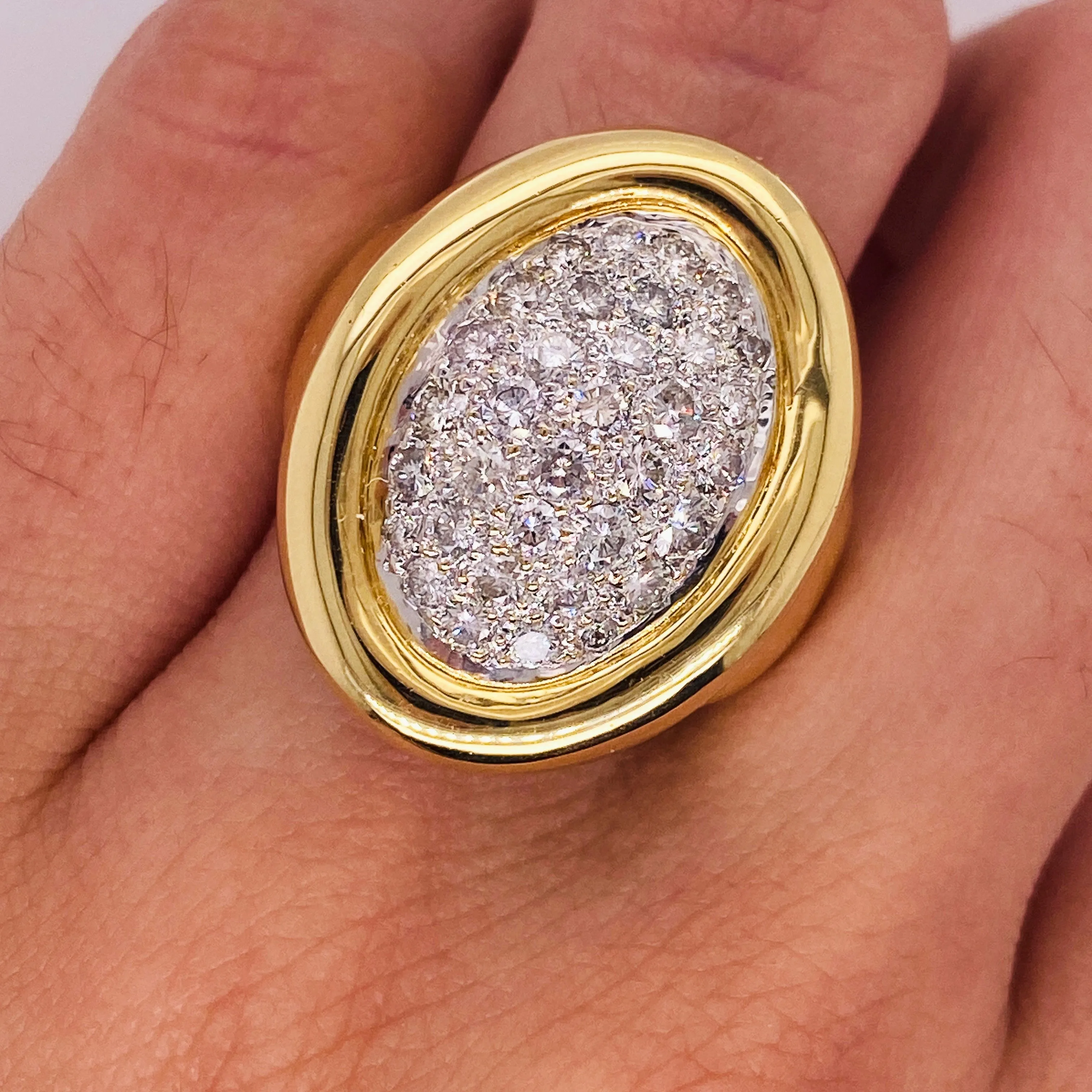 Pave Diamond Ring