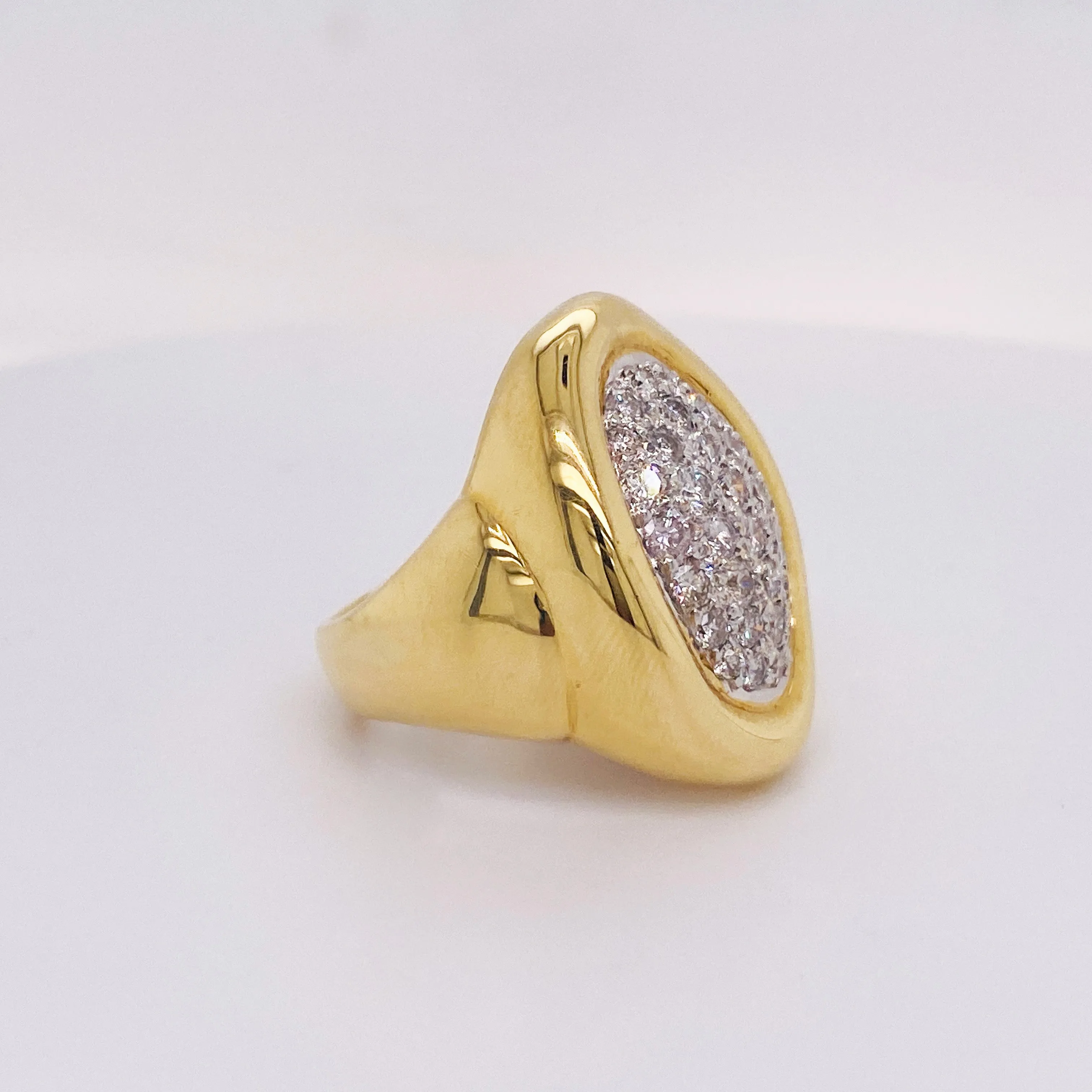 Pave Diamond Ring