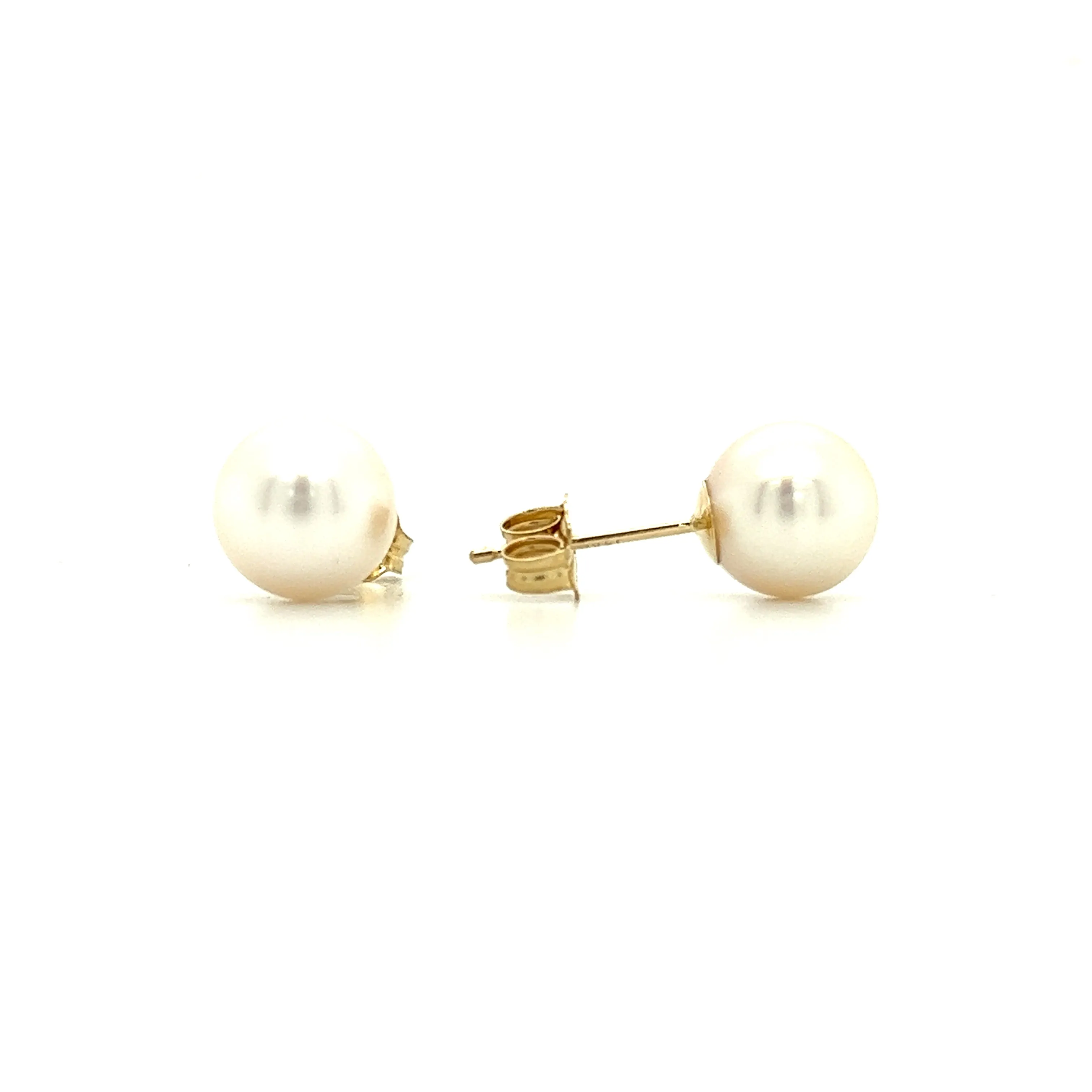 Pearl 7mm Stud Earrings in 14K Gold