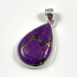 Purple Copper Turquoise Pendant